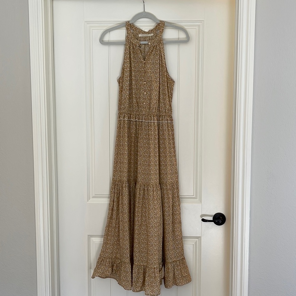 Christy Dawn Brown Floral Maxi Dress